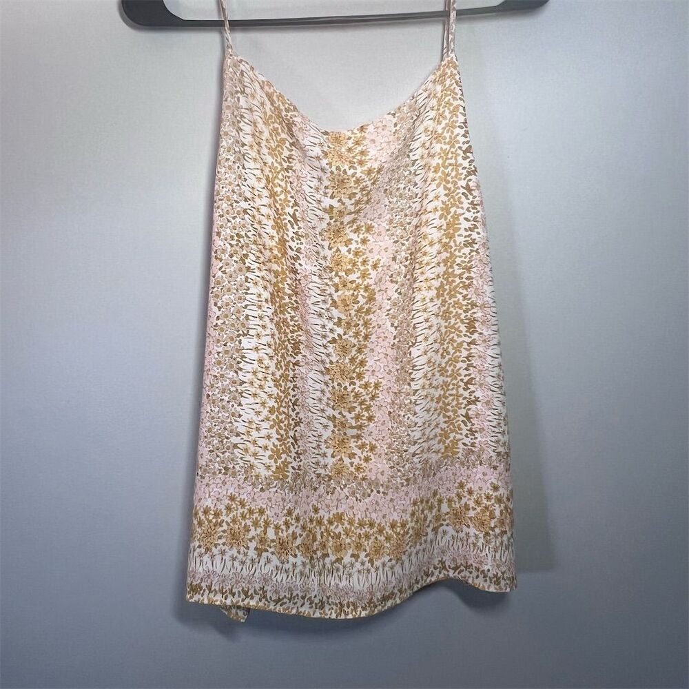LOFT Outlet Women's Floral Print Cami Top Size L Multicolor